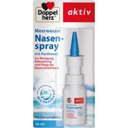 DOPPELHERZ Meerwasser Nasenspray mit Panthenol 20 ml – Артикул 7090650 (артикул 7090650) Германия