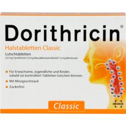 DORITHRICIN Halstabletten Classic 20 St – Артикул 7727923 (артикул 7727923) Германия