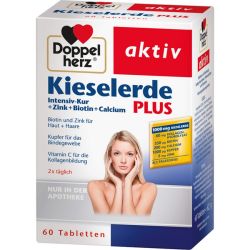 DOPPELHERZ Kieselerde Plus Tabletten 60 St – Артикул 10021776 (артикул 10021776) Германия