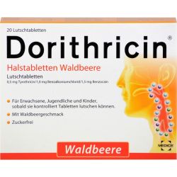 DORITHRICIN Halstabletten Waldbeere 20 St – Артикул 10078411 (артикул 10078411) Германия