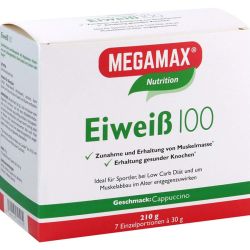 EIWEISS 100 Cappuccino Megamax Pulver 7X30 g – Артикул 10133587 (артикул 10133587) Германия