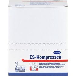ES-KOMPRESSEN steril 7,5x7,5 cm 8fach CPC 25X2 St – Артикул 10189949 (артикул 10189949) Германия