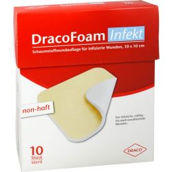 DRACOFOAM Infekt Schaumst.Wundauf.10x10 cm 10 St – Артикул 10317614 (артикул 10317614) Германия
