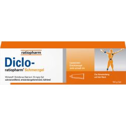 DICLO-RATIOPHARM Schmerzgel 150 g – Артикул 10929990 (артикул 10929990) Германия