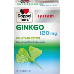 DOPPELHERZ Ginkgo 120 mg system Filmtabletten 120 St – Артикул 10963248 (артикул 10963248) Германия