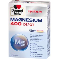 DOPPELHERZ Magnesium 400 Depot system Tabletten 30 St – Артикул 11034864 (артикул 11034864) Германия
