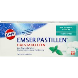 EMSER Pastillen mit Mentholfrische zuckerfrei 30 St – Артикул 11108025 (артикул 11108025) Германия
