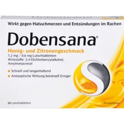 DOBENSANA Honig- u.Zitronengeschm.1,2mg/0,6mg Lut. 24 St – Артикул 11128039 (артикул 11128039) Германия