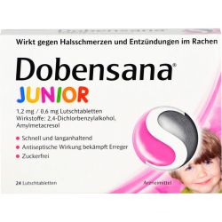 DOBENSANA Junior 1,2mg/0,6mg Lutschtabletten 24 St – Артикул 11128068 (артикул 11128068) Германия
