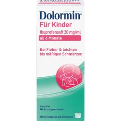 DOLORMIN fr Kinder Ibuprofensaft 20 mg/ml Susp. 100 ml – Артикул 11542939 (артикул 11542939) Германия