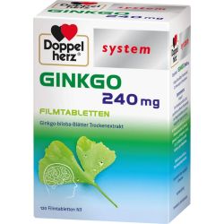 DOPPELHERZ Ginkgo 240 mg system Filmtabletten 120 St – Артикул 12346979 (артикул 12346979) Германия