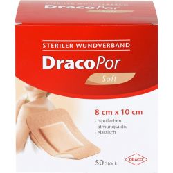 DRACOPOR Wundverband 8x10 cm steril hautfarben 50 St – Артикул 12749163 (артикул 12749163) Германия