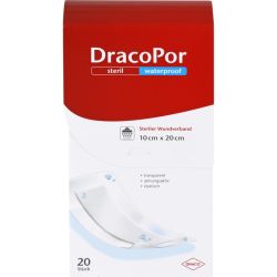 DRACOPOR waterproof Wundverband 10x20 cm steril 20 St – Артикул 12749217 (артикул 12749217) Германия