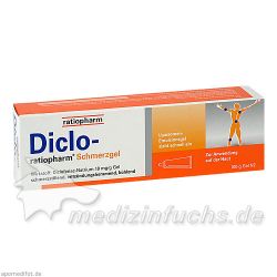 Diclo-ratiopharm Schmerzgel, 100 G – Артикул 4704206 (артикул 4704206) Германия