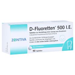 D-Fluoretten 500 I.E. Tabl.z.Herst.e.Lsg.z.Einnehmen – Артикул 1610137 (артикул 1610137) Германия
