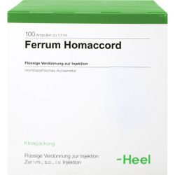 FERRUM HOMACCORD Ampullen 100 St – Артикул 379904 (артикул 379904) Германия