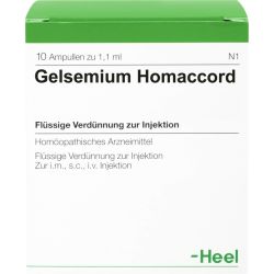 GELSEMIUM HOMACCORD Ampullen 10 St – Артикул 412961 (артикул 412961) Германия