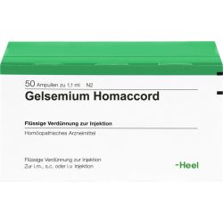 GELSEMIUM HOMACCORD Ampullen 50 St – Артикул 412978 (артикул 412978) Германия