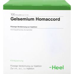 GELSEMIUM HOMACCORD Ampullen 100 St – Артикул 412984 (артикул 412984) Германия
