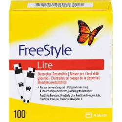 FREESTYLE Lite Teststreifen ohne Codieren 100 St – Артикул 436080 (артикул 436080) Германия