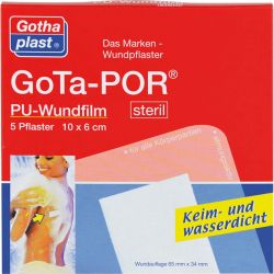GOTA-POR PU Wundfilm 10x6 cm steril Pflaster 5 St – Артикул 468447 (артикул 468447) Германия