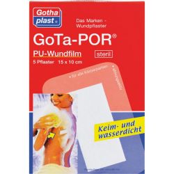 GOTA-POR PU Wundfilm 15x10 cm steril Pflaster 5 St – Артикул 468476 (артикул 468476) Германия