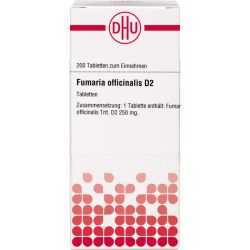 FUMARIA OFFICINALIS D 2 Tabletten 200 St – Артикул 546489 (артикул 546489) Германия