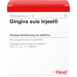GINGIVA SUIS Injeel Ampullen 10 St – Артикул 1815106 (артикул 1815106) Германия