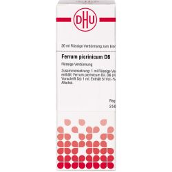 FERRUM PICRINICUM D 6 Dilution 20 ml – Артикул 2613847 (артикул 2613847) Германия