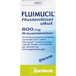 FLUIMUCIL Hustenlser akut 600 Brausetabletten 10 St – Артикул 2650216 (артикул 2650216) Германия