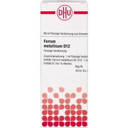 FERRUM METALLICUM D 12 Dilution 50 ml – Артикул 2809869 (артикул 2809869) Германия