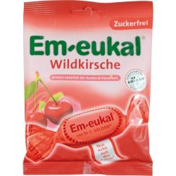 EM EUKAL Bonbons Wildkirsche zuckerfrei 75 g – Артикул 3165960 (артикул 3165960) Германия