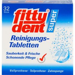 FITTYDENT super Reinigungstabletten 32 St – Артикул 3467796 (артикул 3467796) Германия