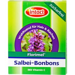 FLORIMEL Salbeibonbons m.Vitamin C zuckerfrei 40 g – Артикул 3508532 (артикул 3508532) Германия