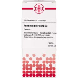 FERRUM SULFURICUM D 3 Tabletten 200 St – Артикул 4217558 (артикул 4217558) Германия
