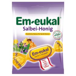 EM EUKAL Bonbons Salbei Honig zuckerhaltig 75 g – Артикул 6464456 (артикул 6464456) Германия