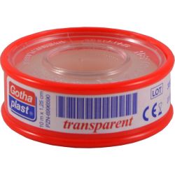 GOTHA FLEX Heftpfl.transp.1,25 cmx10 m 1 St – Артикул 6996590 (артикул 6996590) Германия