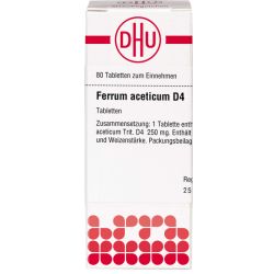 FERRUM ACETICUM D 4 Tabletten 80 St – Артикул 7167789 (артикул 7167789) Германия