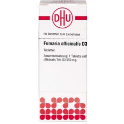 FUMARIA OFFICINALIS D 3 Tabletten 80 St – Артикул 7456772 (артикул 7456772) Германия