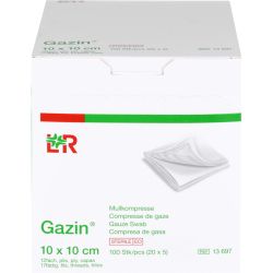 GAZIN Mullkomp.10x10 cm steril 12fach gro 20X5 St – Артикул 8788921 (артикул 8788921) Германия