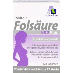 FOLSURE 800 Plus B12+Jod Tabletten 120 St – Артикул 10547722 (артикул 10547722) Германия