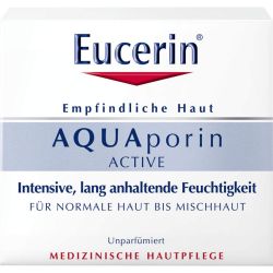 EUCERIN AQUAporin Active Creme norm.bis Mischhaut 50 ml – Артикул 10961350 (артикул 10961350) Германия