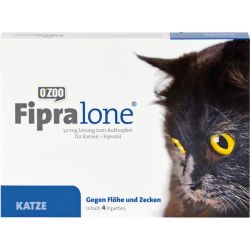 FIPRALONE 50 mg Lsg.z.Auftropf.f.Katzen 4 St – Артикул 11360782 (артикул 11360782) Германия
