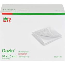 GAZIN Mullkomp.10x10 cm steril 8fach 50X2 St – Артикул 11535968 (артикул 11535968) Германия