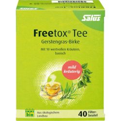 FREETOX Tee Gerstengras-Birke Krutertee Bio Fbtl. 40 St – Артикул 12412021 (артикул 12412021) Германия