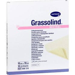GRASSOLIND Salbenkompressen 10x10 cm steril 10 St – Артикул 12594105 (артикул 12594105) Германия
