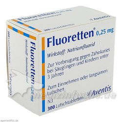 FLUORETTEN 0.25MG, 300 ST – Артикул 2477924 (артикул 2477924) Германия