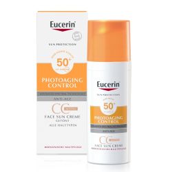 EUCERIN Sun CC Creme getnt mittel LSF 50+ 50 ml – Артикул 11321322 (артикул 11321322) Германия