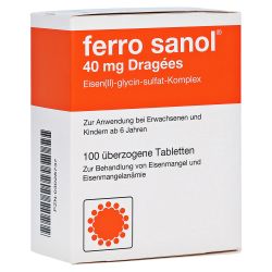 Ferro sanol 40mg Dragees – Артикул 3028737 (артикул 3028737) Германия