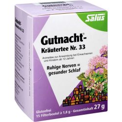 GUTNACHT Krutertee Nr.33 Salus Filterbeutel 15 St – Артикул 249828 (артикул 249828) Германия